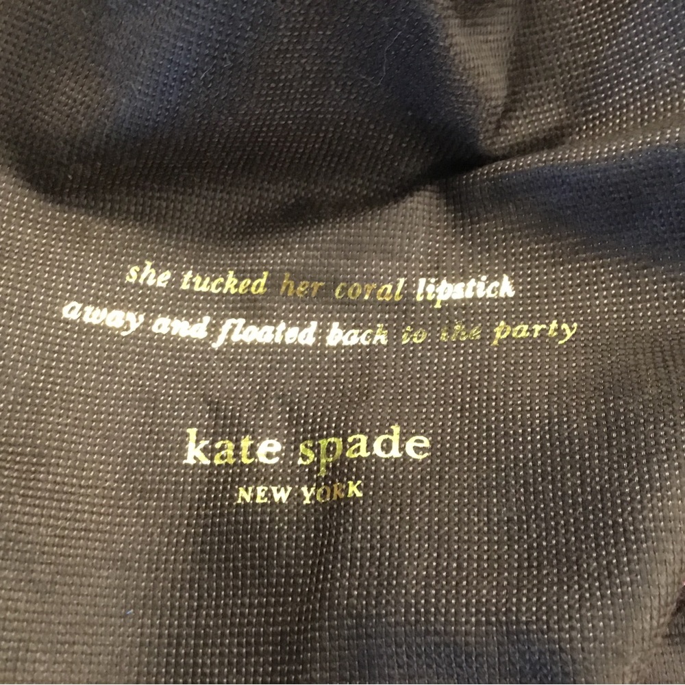 Kate Spade Pebbled Leather Black/Tan Crossbody Bag - Picture 13 of 13